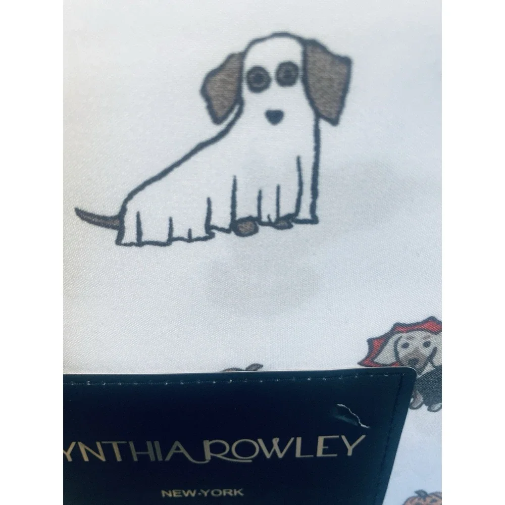 NEW Cynthia Rowley Halloween Sheet Set, KING, Dachshunds Weiner Dogs in Costumes